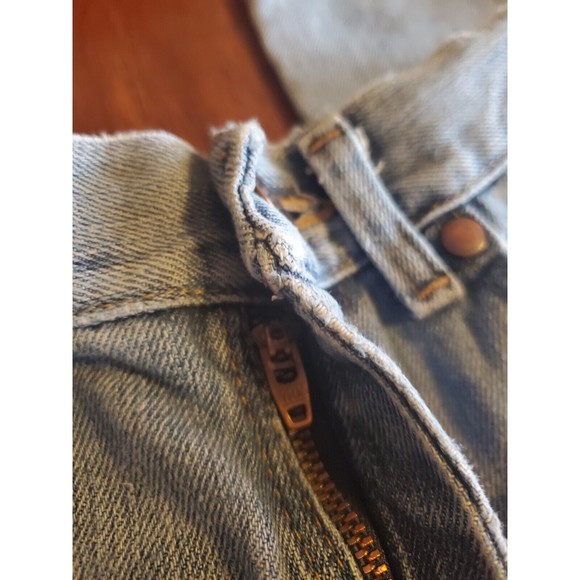 WRANGLER Boys Youth 14 SLIM Light Wash Boot Cut Denim Blue JEANS EUC Adjustable - Picture 3 of 10